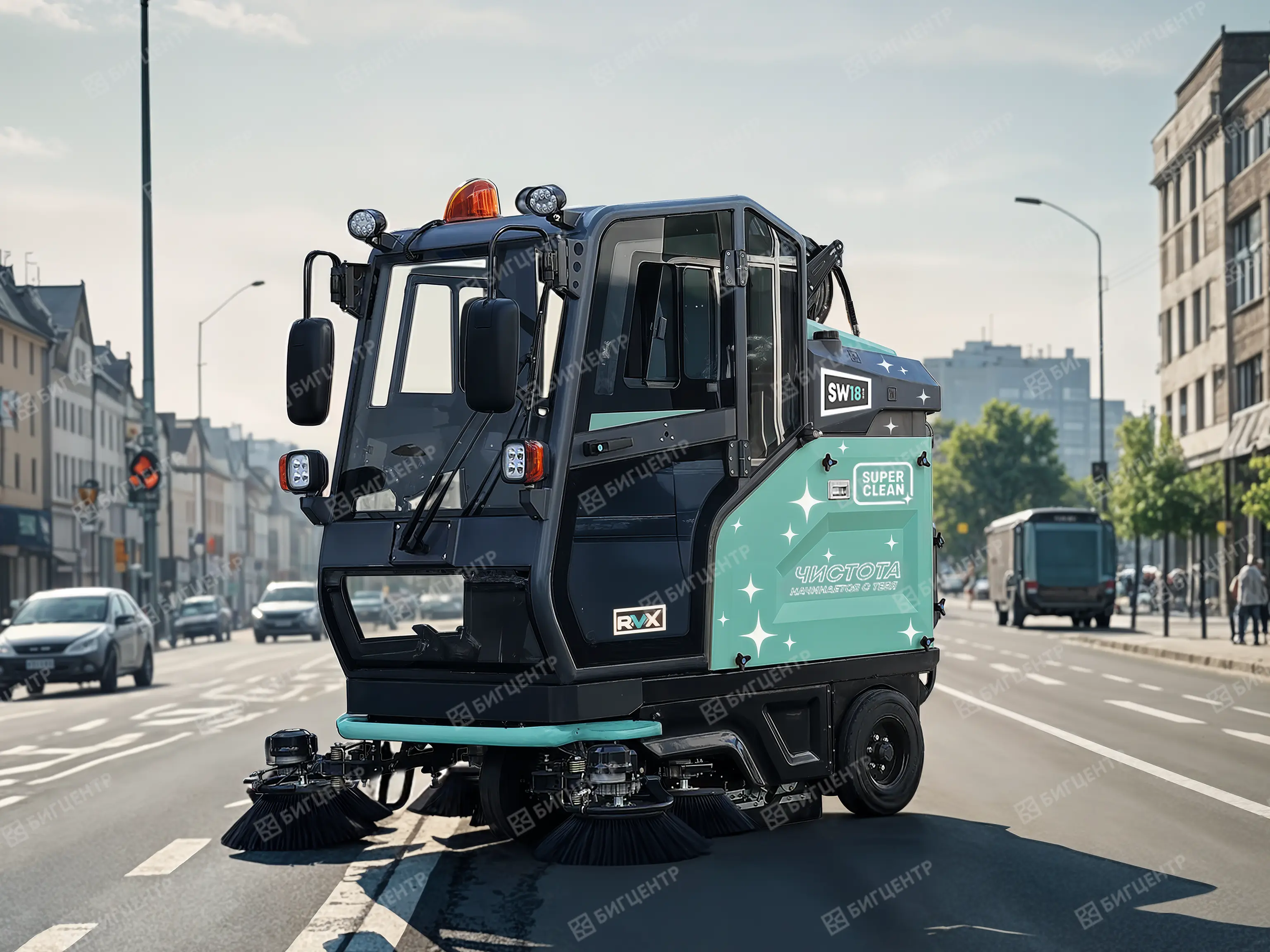 Подметально-уборочная машина SUPERCLEAN SW18ECO