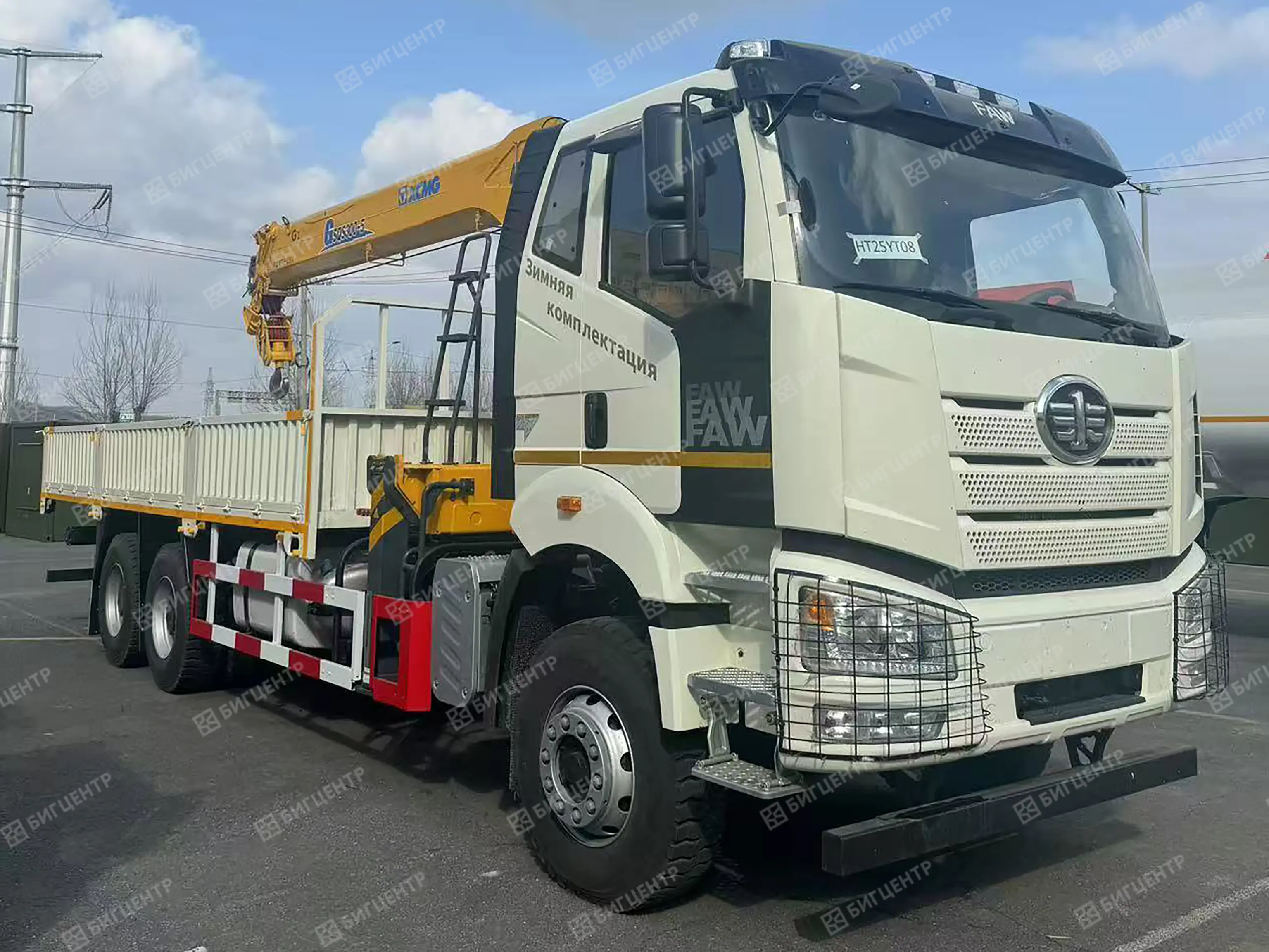 Кран-манипулятор FAW X12 6x4 