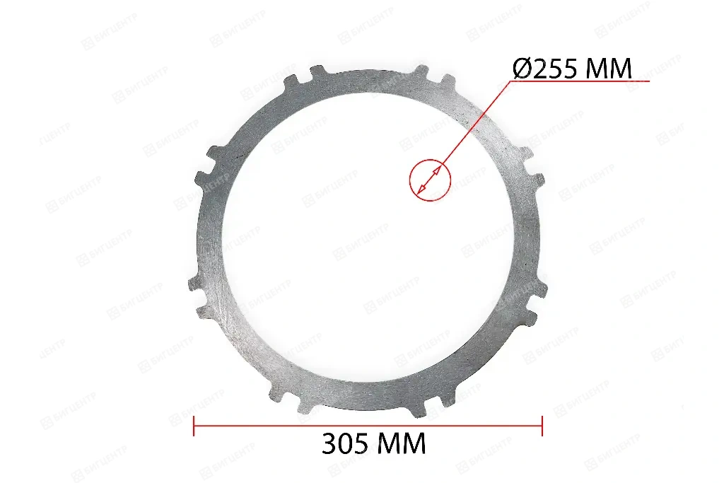 Диск фрикционный (железный) КПП ZL40/50 SDLG, XCMG (аналог)