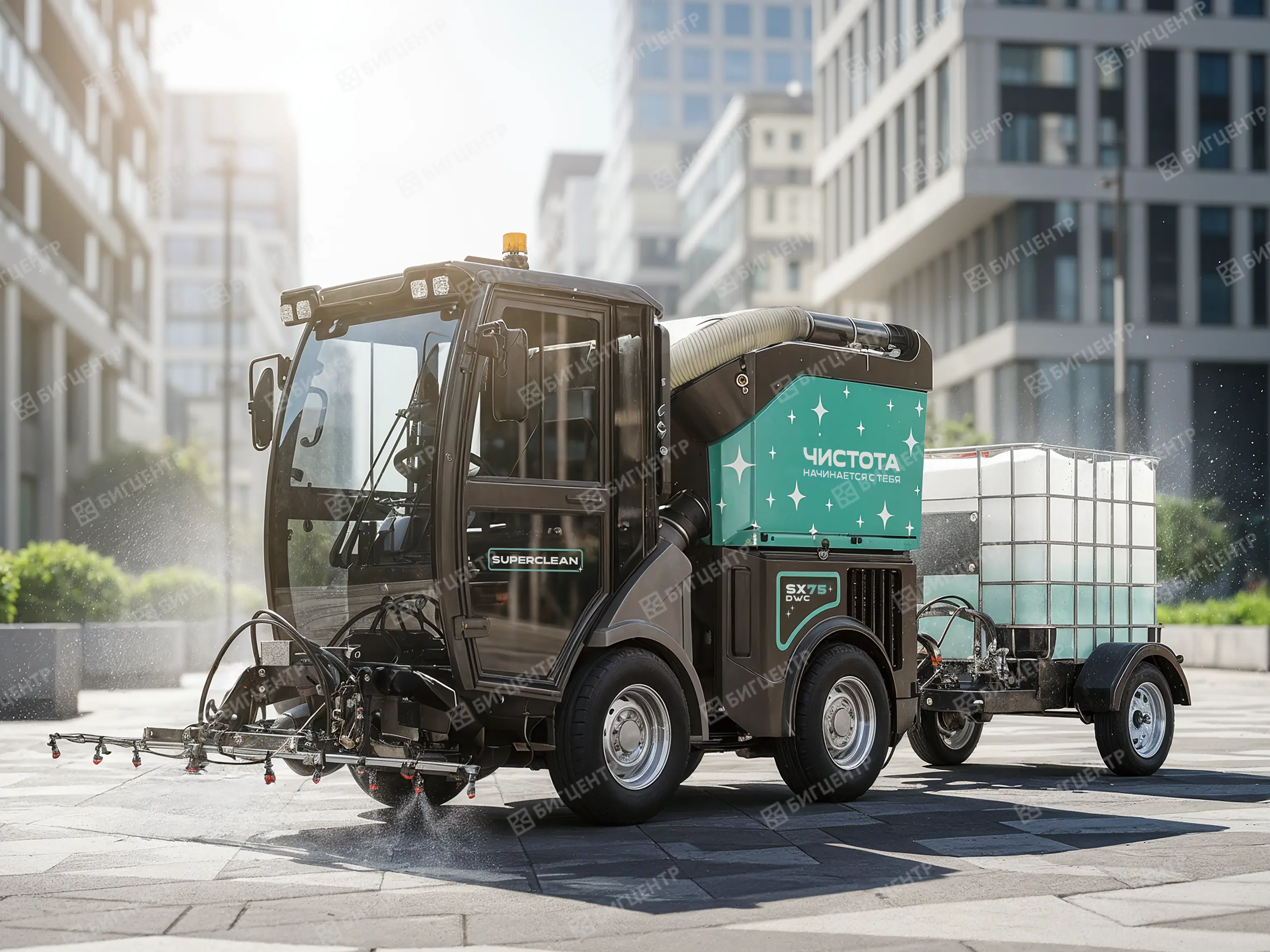 Подметально-уборочная машина SUPERCLEAN SX75DWC