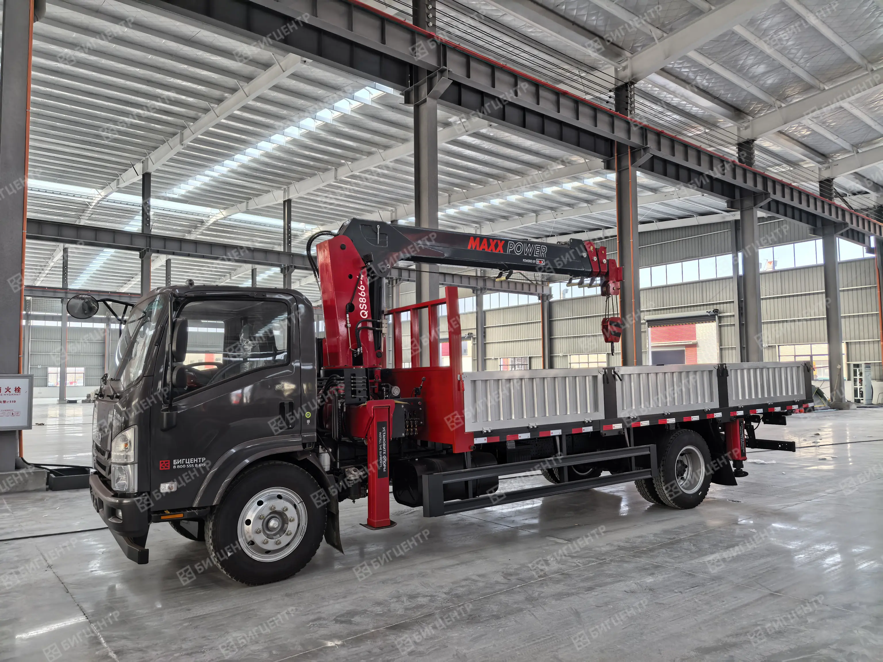 Кран-манипулятор ISUZU MAXXPOWER QS866-4