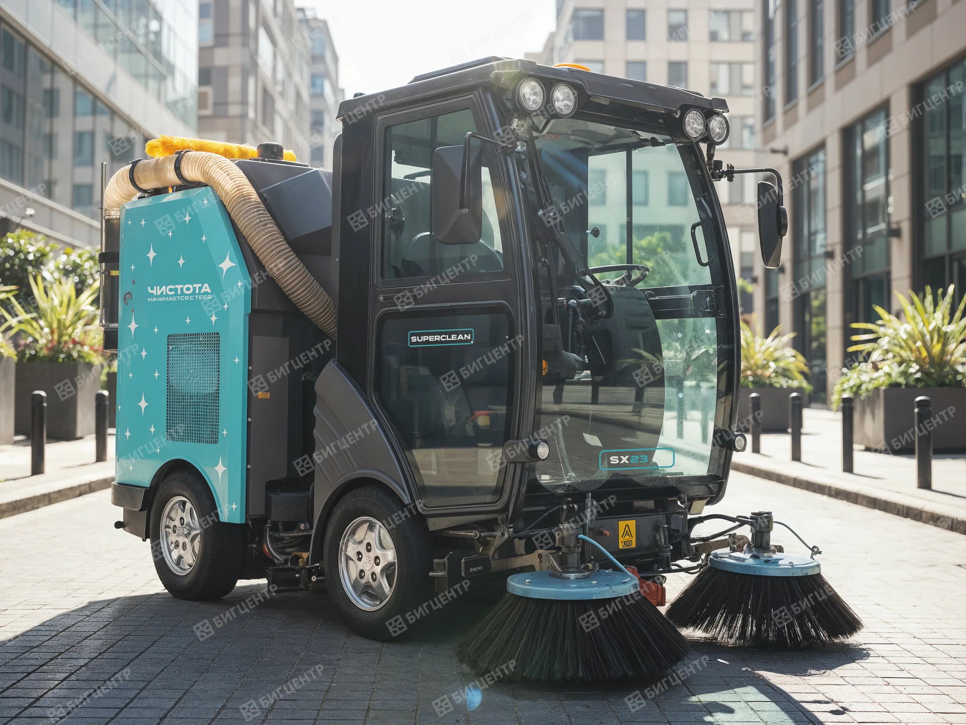 Подметально-уборочная машина SUPERCLEAN SX23DF