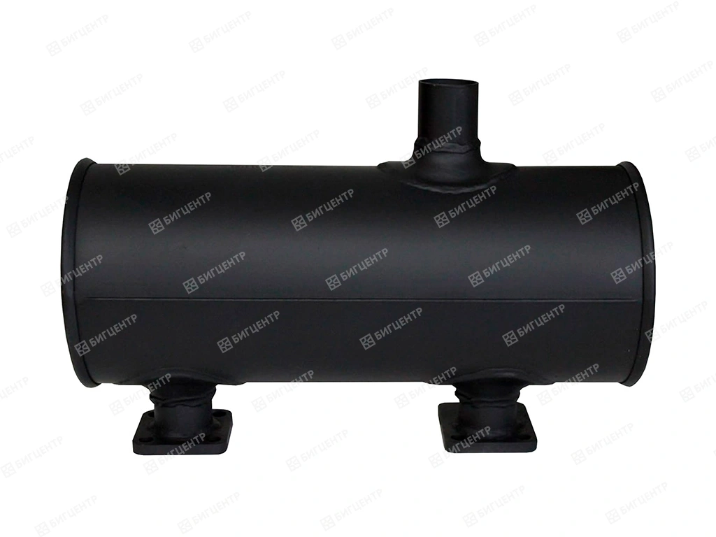 Глушитель в сборе с трубой двигателя YUCHAI YC4A105Z-T20 Runmax SE440, WZ30-25