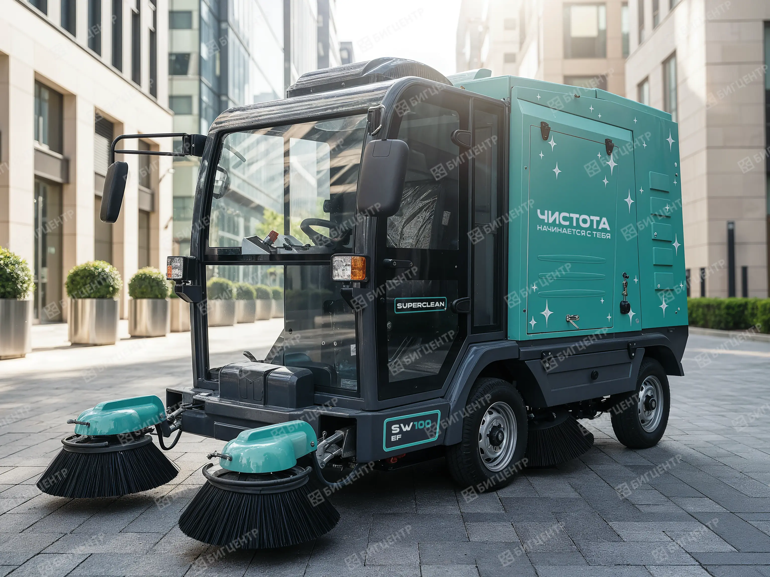 Подметально-уборочная машина SUPERCLEAN SW100EF