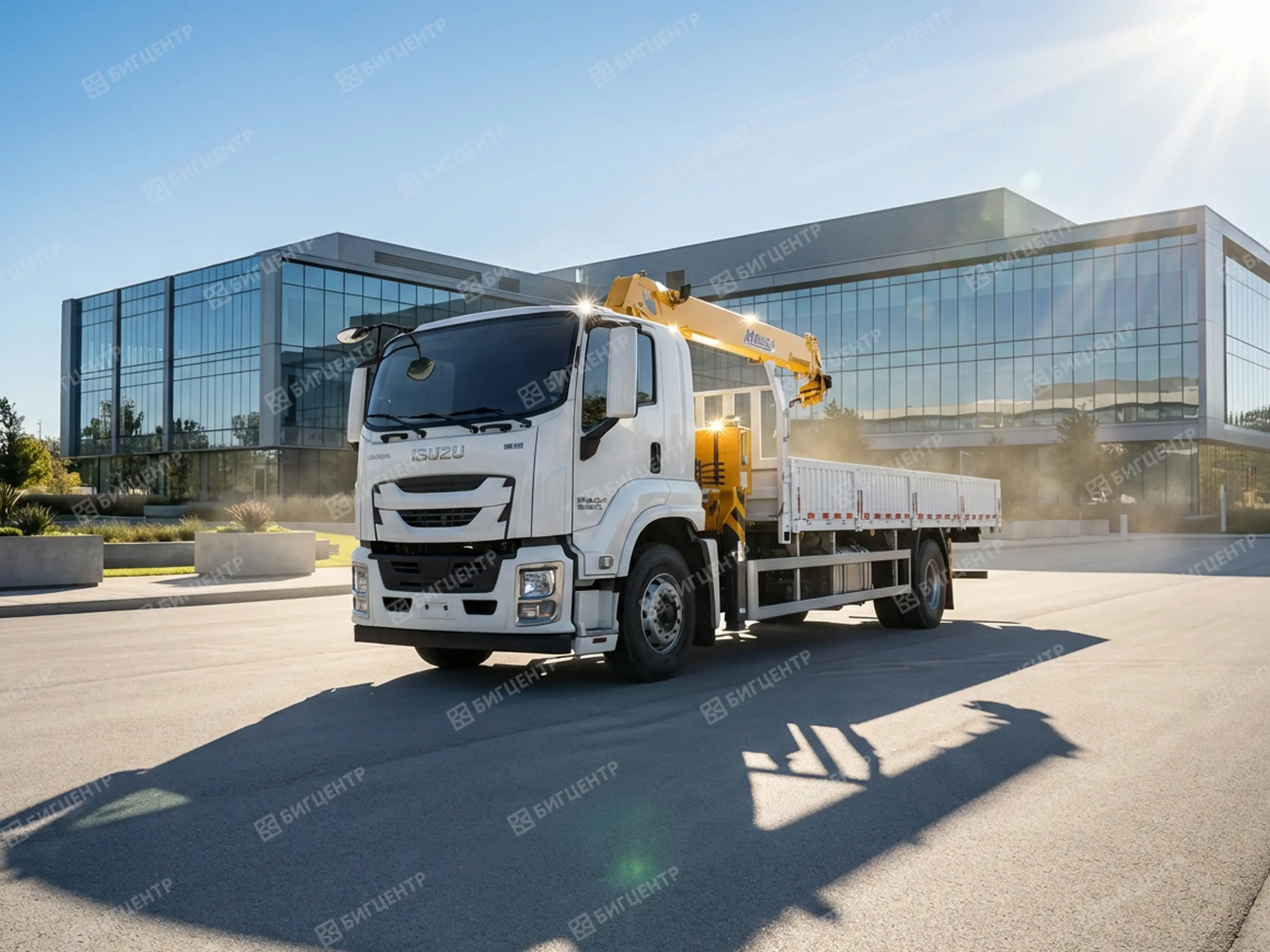 Кран-манипулятор ISUZU GIGA Q4 4x2 6.3т