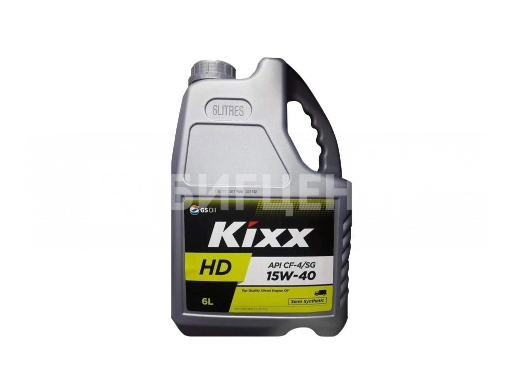 Масло моторное GS KIXX HD (Dynamic) 15W40 CF-4/SG п/с 6л