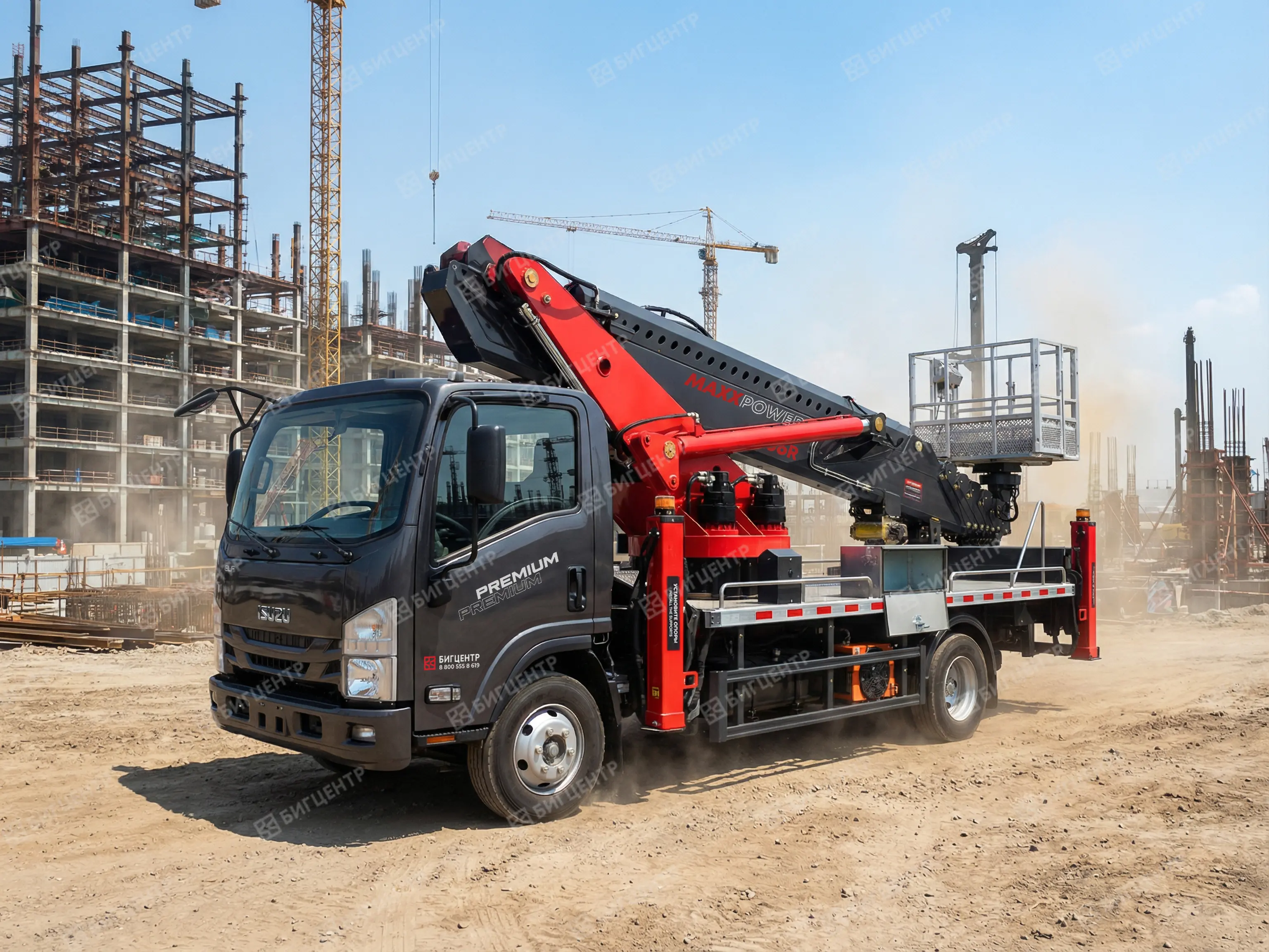 Автовышка ISUZU MAXXPOWER MK36R Premium