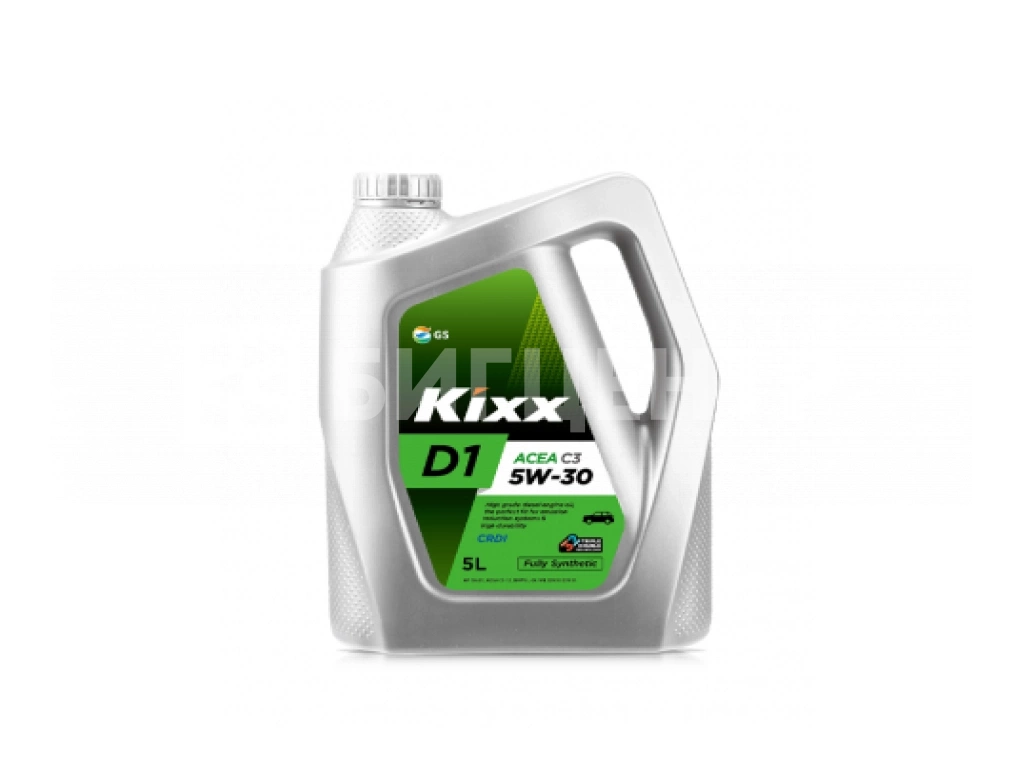Масло моторное GS KIXX D1 C3  5W30 SJ/CF син 5л