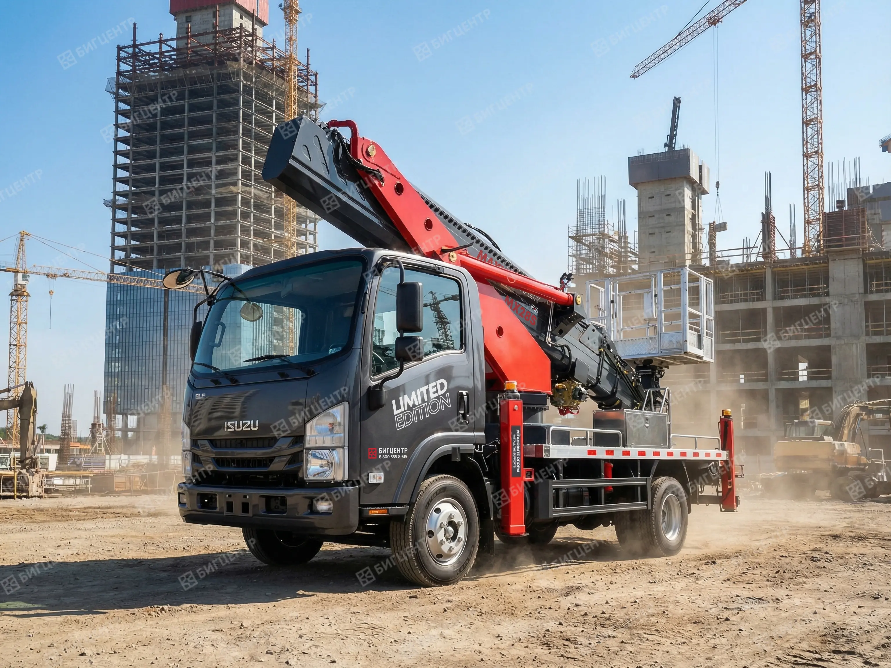 Автовышка ISUZU MAXXPOWER MX28S LE 4х4