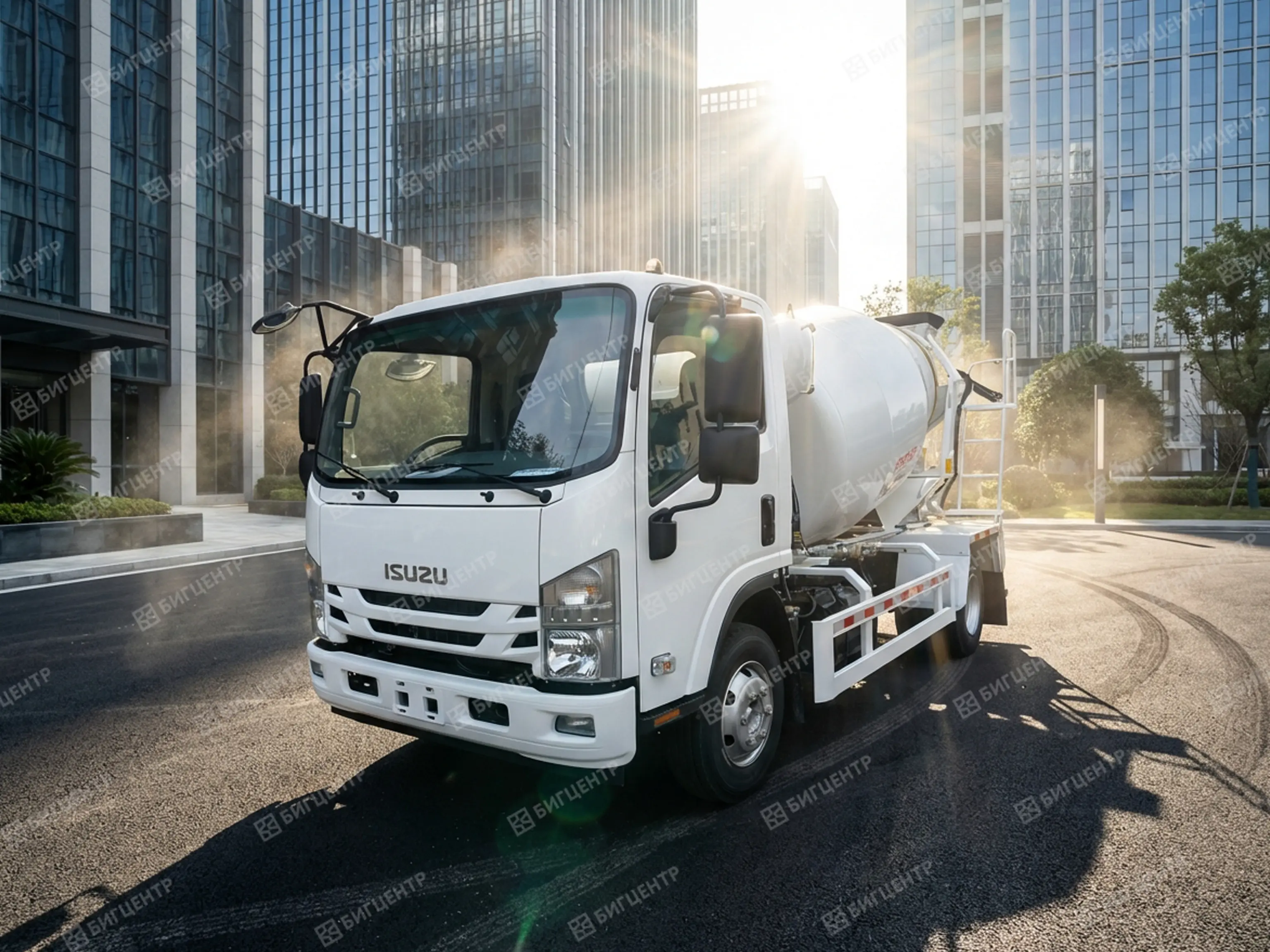 Автобетоносмеситель Isuzu ELF Q3