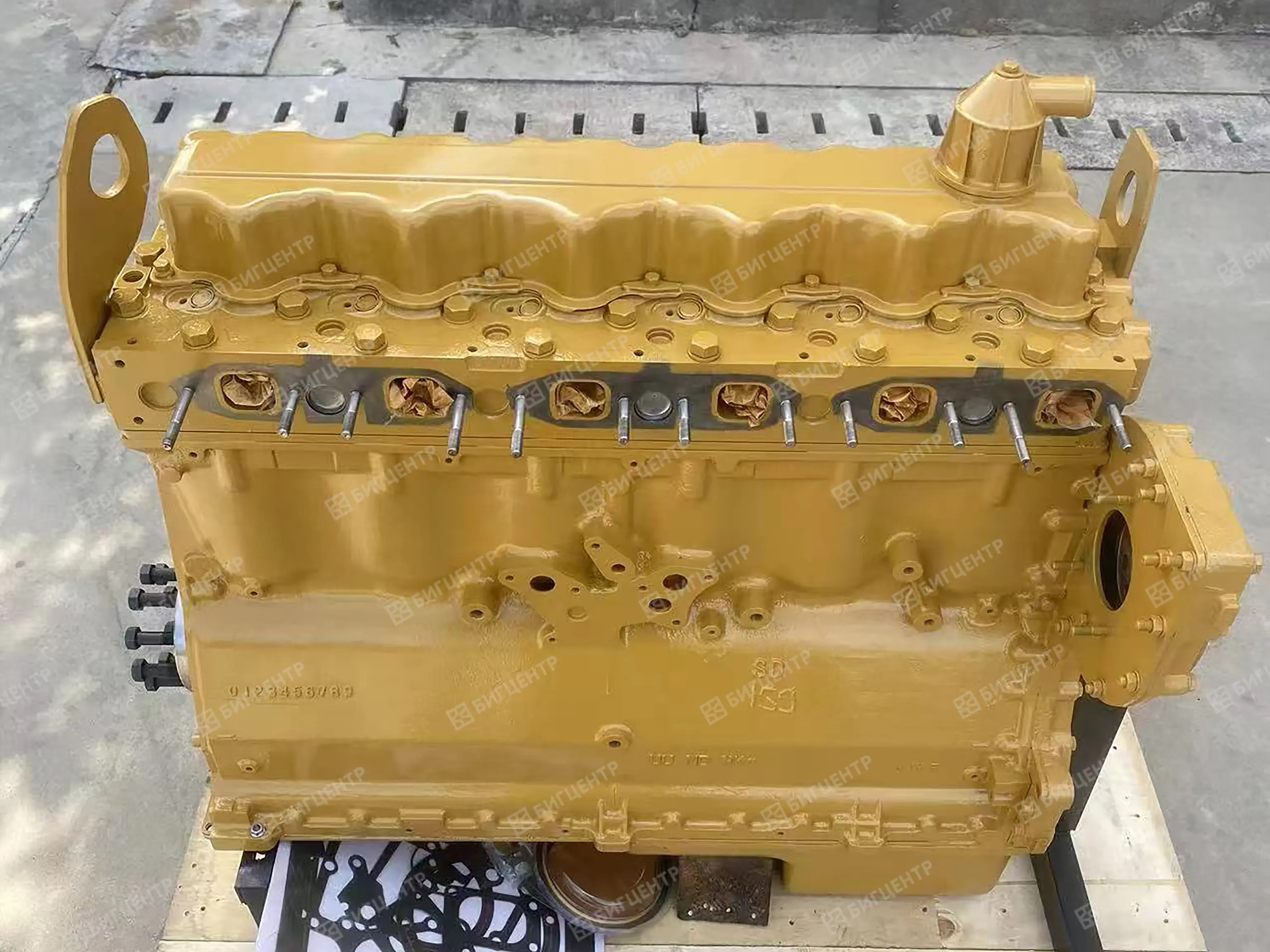 Двигатель SDEC (Shanghai) SC11CB184G2B1 без навесного (LONG BLOCK) (C)