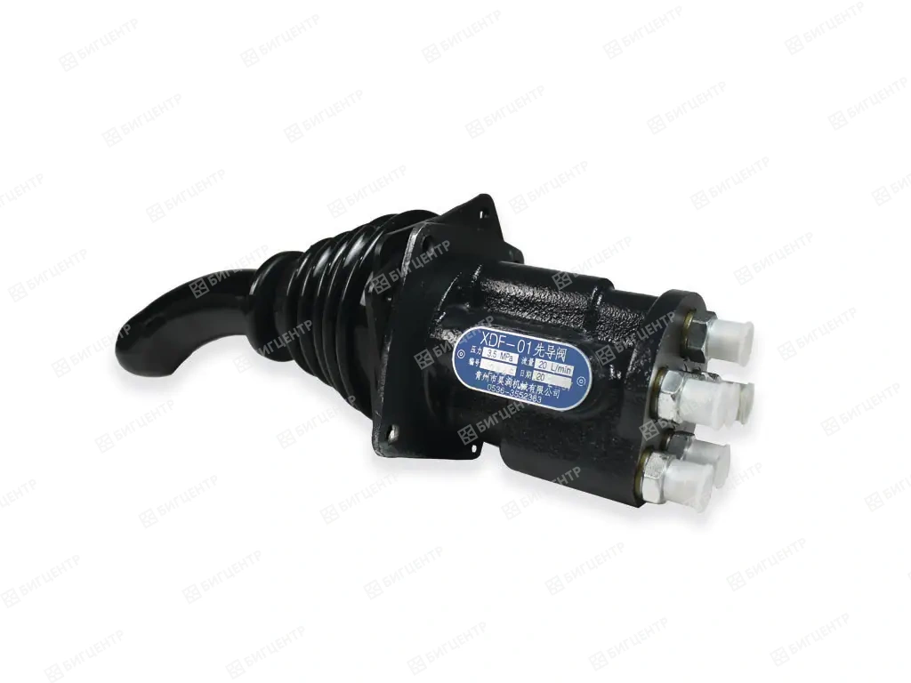 Джойстик управления гидрораспределителем XDF-01 (3.5Mpa, поток-20 л/мин) погрузчик ZL20, ZL30