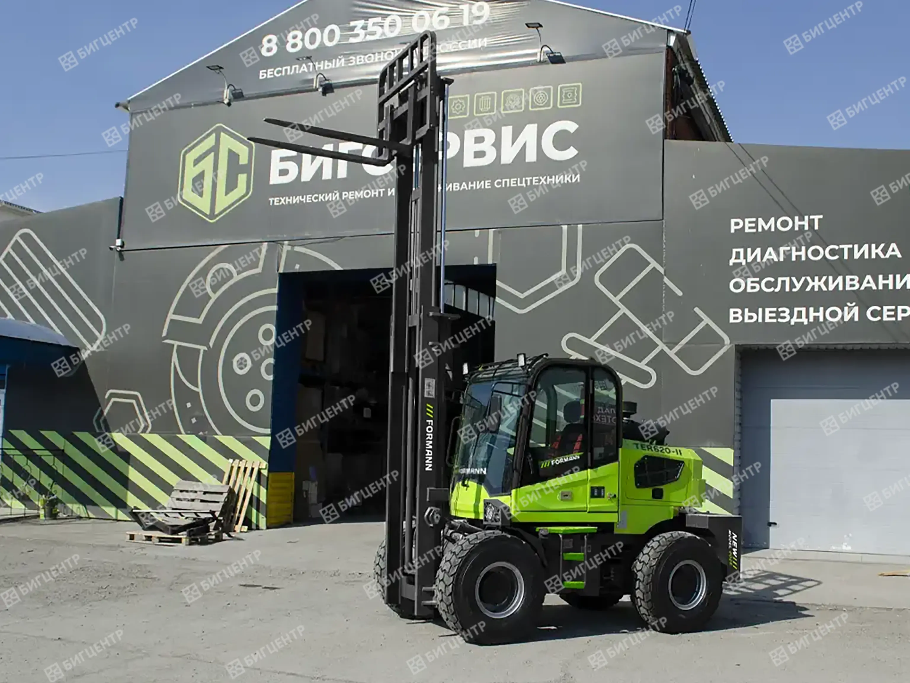 Вилочный погрузчик повышенной проходимости FORMANN TER620-II