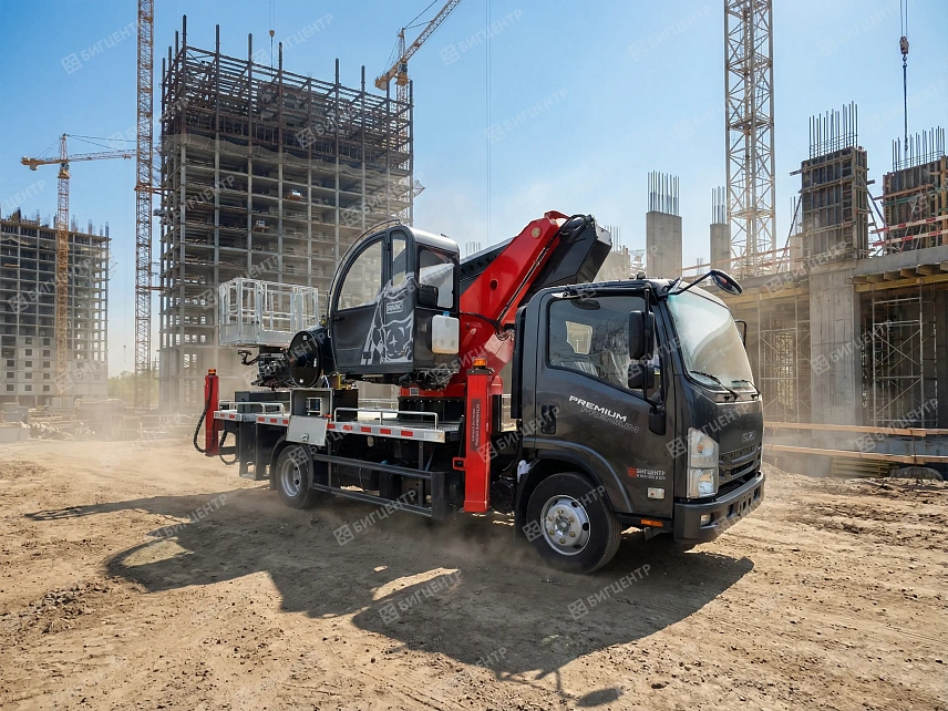 Автовышка ISUZU MAXXPOWER MK28R Premium