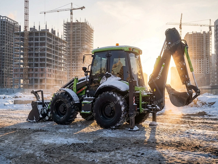 Экскаватор-погрузчик SHANMON 398 EVO PRO