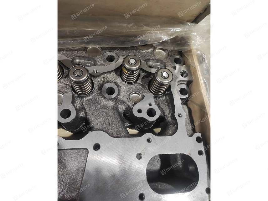 Головка блока цилиндров (ГБЦ) в сборе двигателя Shanghai C6121