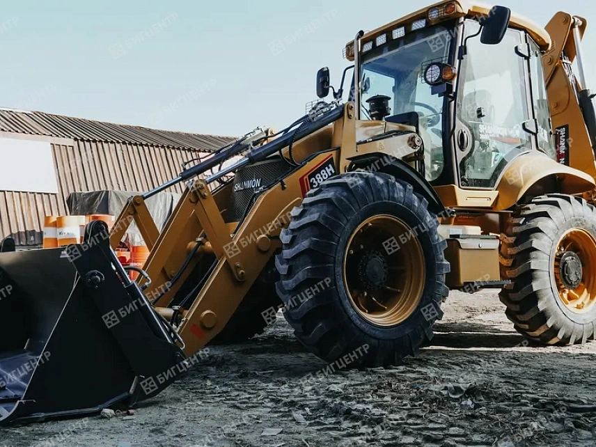 Экскаватор-погрузчик SHANMON 388H