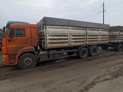 Зерновоз КАМАЗ 65115-48(A5) 000007522 - (АЛ)
