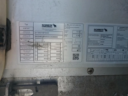 Полуприцеп SCHMITZ SCB 24/L*S3T 000007612 - (АЛ)
