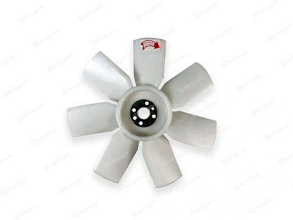 Крыльчатка вентилятора (7 лоп, D-380мм, d-28мм, 38*38мм, пластик) двигателя Changchai ZN390B
