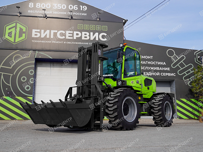 Фронтальный погрузчик с вилами FORMANN TER650-II 