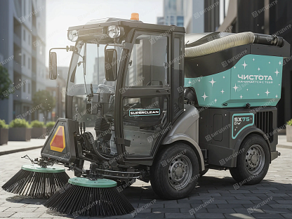 Подметально-уборочная машина SUPER CLEAN SX75DW