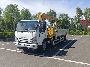 Кран-манипулятор ISUZU ELF L3 4x2 6,3т