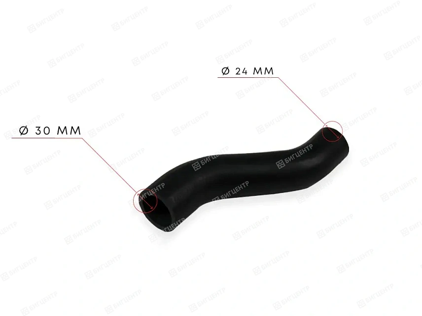 Патрубок от радиатора (нижний) двигателя Deutz TD226B-6/WP6G125E22