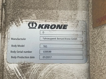 Полуприцеп KRONE SD 5740 - (АЛ)