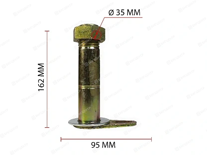 Вал карданный основной (L-305мм, Dпос-60*70мм, 4отв.) RUNMAX 970, 972
