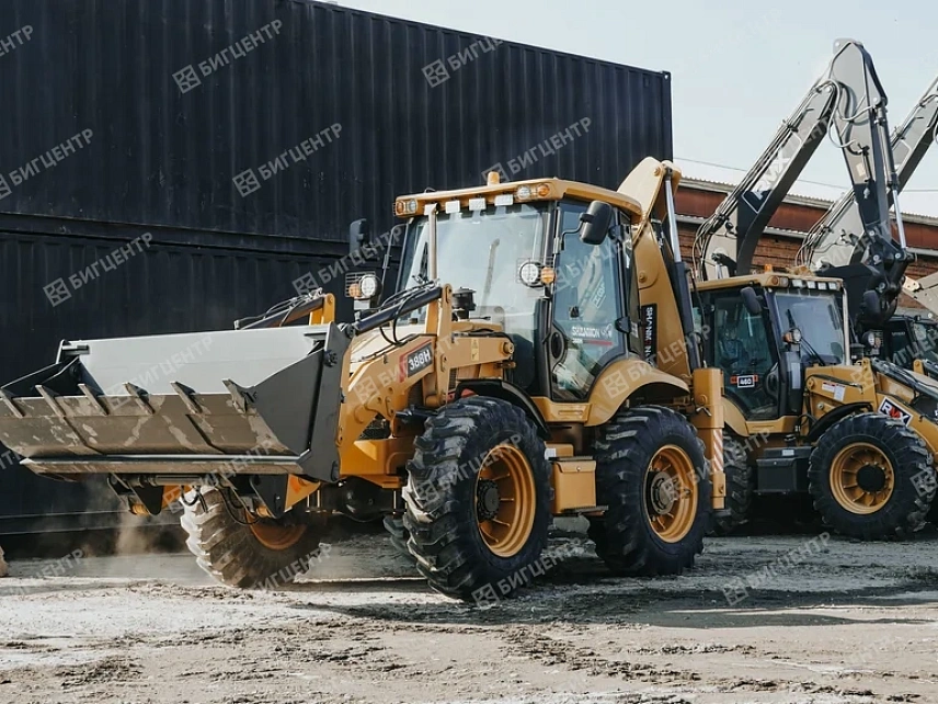Экскаватор-погрузчик SHANMON 388H