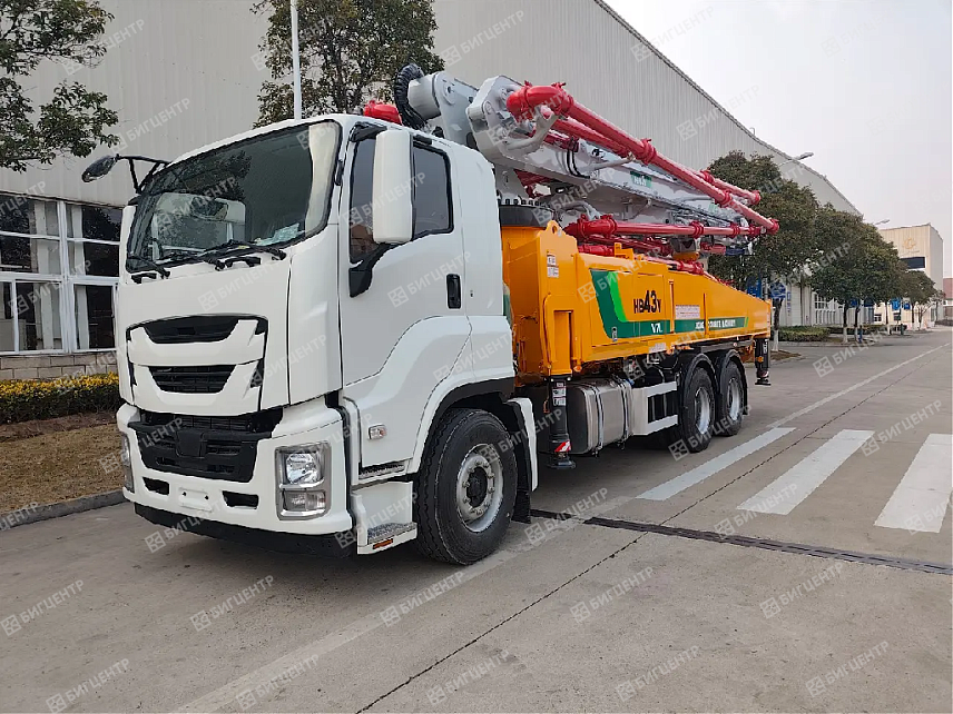 Автобетононасос ISUZU S43М 6х4