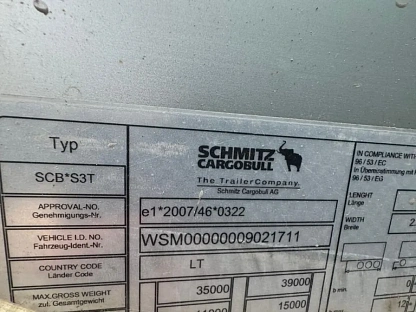Полуприцеп SCHMITZ SCS 24/L 000007910 - (АЛ)