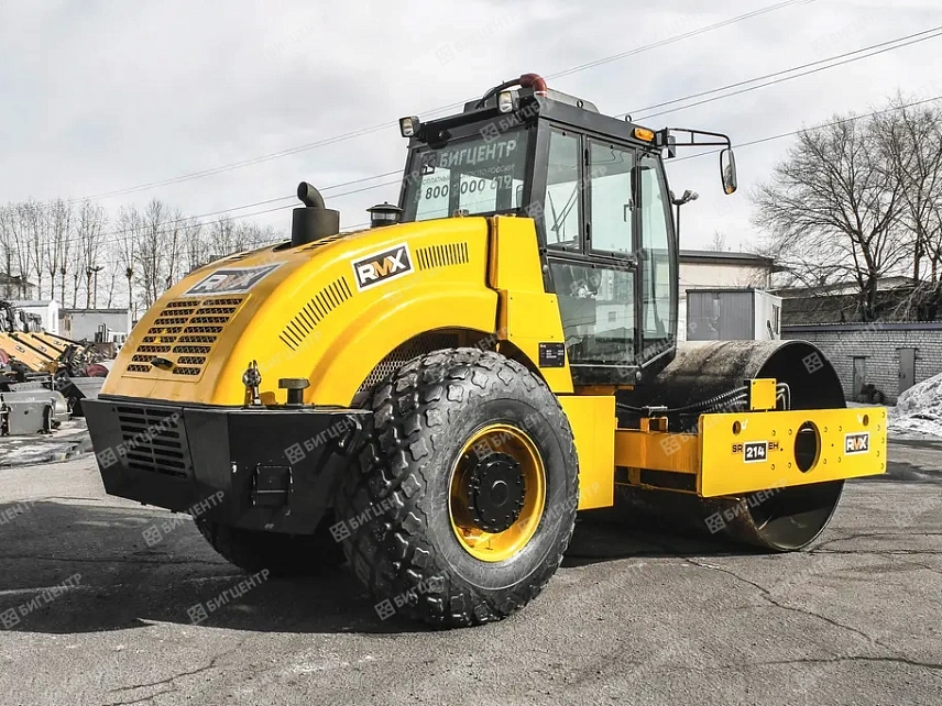 Одновальцовый вибрационный каток RMX SR214EH