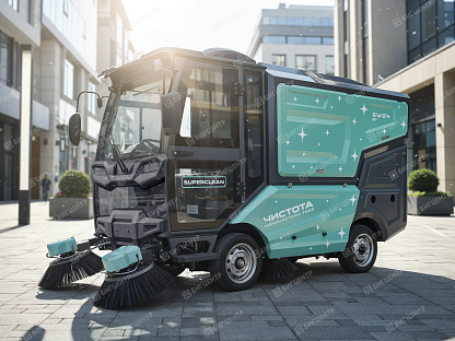 Подметально-уборочная машина SUPER CLEAN SW24EF