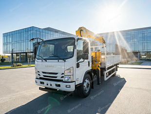 Кран-манипулятор ISUZU ELF S5 4х2 5 т