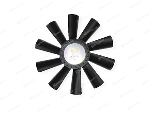 Крыльчатка вентилятора (10 лоп, D-450мм, d-28мм, 38*38мм, пластик)