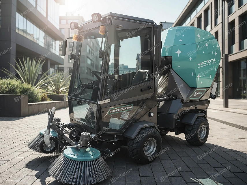 Подметально-уборочная машина SUPER CLEAN SW50DF