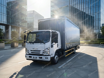 Фургон шторный ISUZU ELF 7.3м