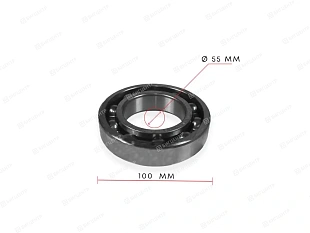 Подшипник (55*100*21) 211/6211 шариковый КПП ZL40/50 SDLG, XCMG (аналог)