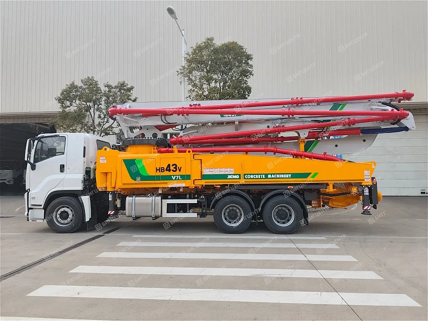 Автобетононасос ISUZU S43М 6х4