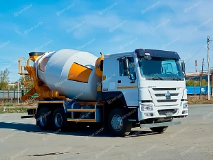 Автобетоносмеситель HOWO HW76 6x4 (D10.38-50) 10м3 380 л.с SH