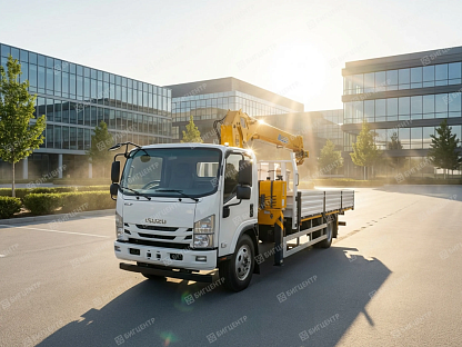 Кран-манипулятор ISUZU ELF L3 4x2 6,3т