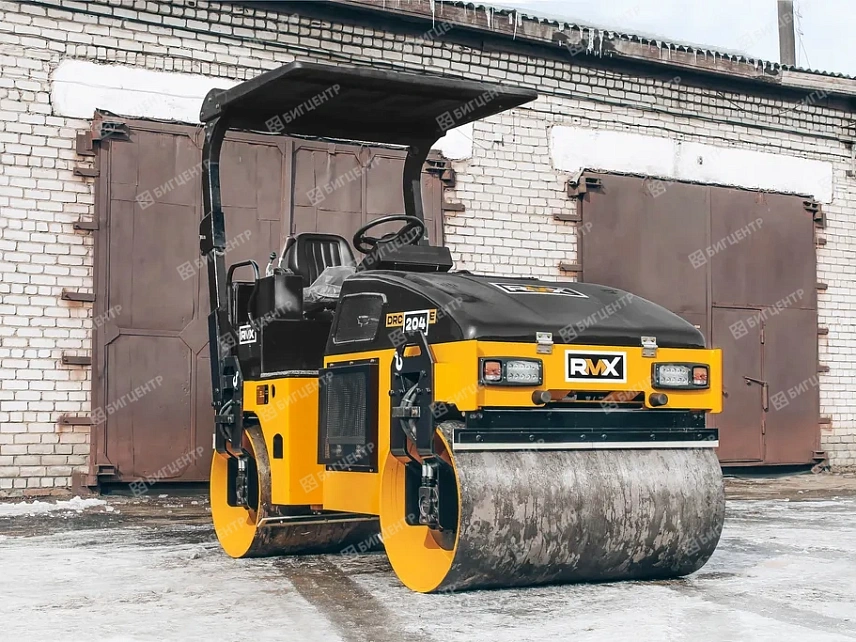 Двухвальцовый вибрационный каток RMX DRC204E