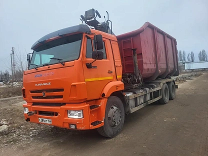 Ломовоз (металловоз) с КМУ КАМАЗ 65115-50(E5) 000008440 - (АЛ)