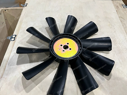 Крыльчатка вентилятора (10 лоп, D-490мм, d-28мм, 38*38мм) двигателя YCD4R11G-68,ZHAZG1,ZHZBG14, YN27