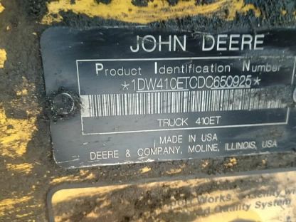 Самосвал карьерный John Deere 410E 000007350 - (АЛ)