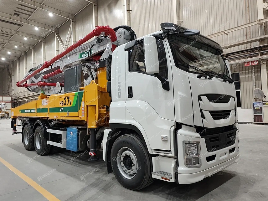 Автобетононасос ISUZU S37М 6х4