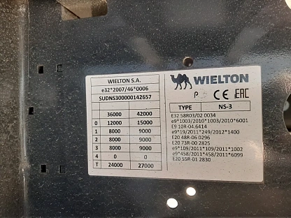 Полуприцеп Wielton NS 3 K 4227 - (АЛ)