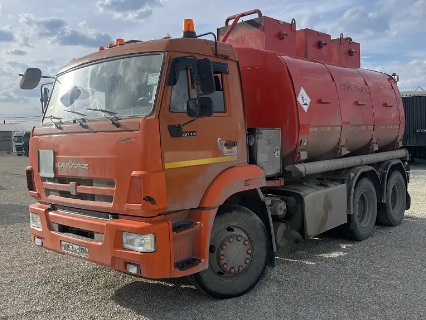 Автоцистерна топливозаправщик КАМАЗ 65115-48(A5) 000008524 - (АЛ)